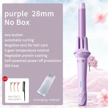 Automatic Hair Curler – Fast Heating Ceramic Curling Wand | Frizz-Free, Long-Lasting Curls in Minutes!